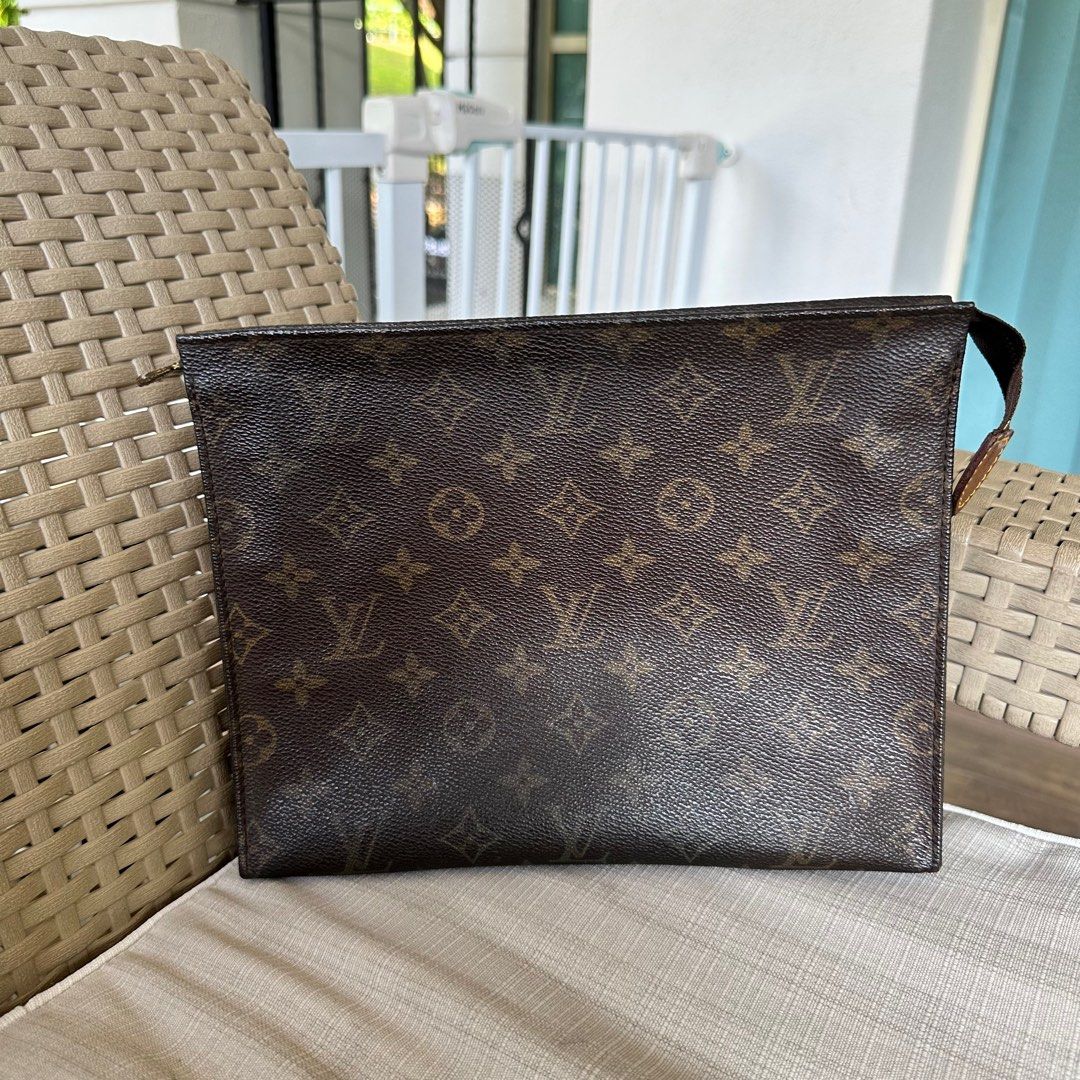 Authentic Louis Vuitton LV Classic Monogram Toiletry Toiletries Pochette Pouch Case Travel Bag 26 Women s Fashion Bags Wallets Purses Pouches on Carousell
