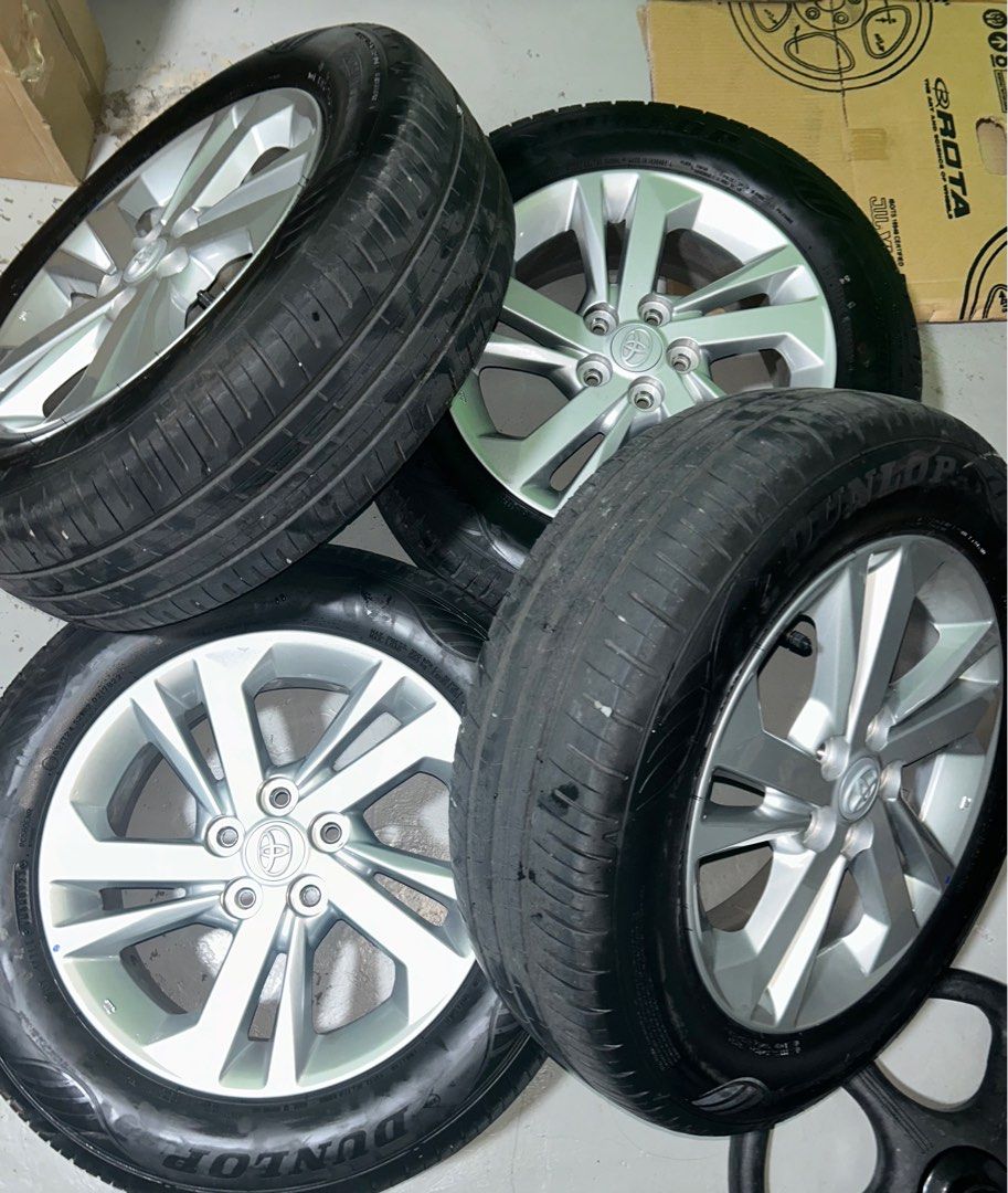 Avanza 2023 stock used Mags + Tires, Car Parts & Accessories, Mags and ...
