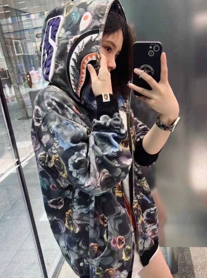 Camouflage shark hoodie 2025