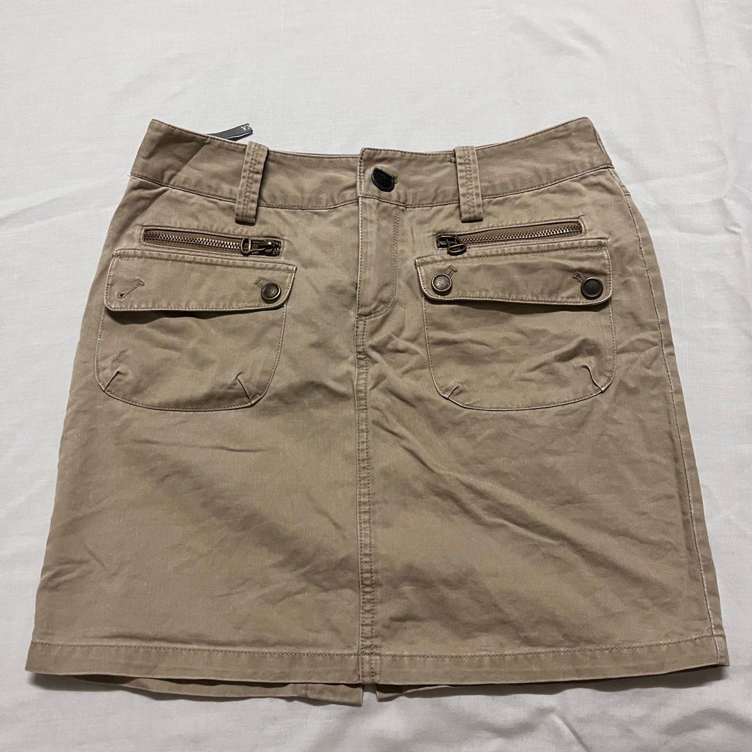 beige cargo skirt Women s Fashion Bottoms Skirts on Carousell