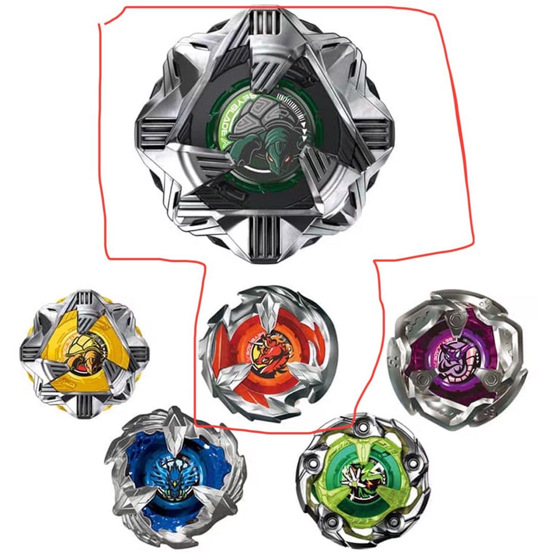 Beyblade X BX35 Vol 4 - 01 黑甲玄武bx-35 爆旋陀螺X , 興趣及遊戲