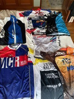 bike bicycle cycling motorcycle jersey shirt (Category: Motorcycle Apparel) located in Singapore. Submitted by ooptimizer2 (Listing ID 1313972214, Image 1). Description: Each jersey is $10, have many sizes. Collect from my block in Bishan. If collect from bishan mrt, need to add extra $2 cos I need to take feeder bus to mrt and back. .