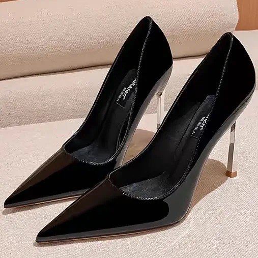 Black Heels Size 32 Eur 32 8cm