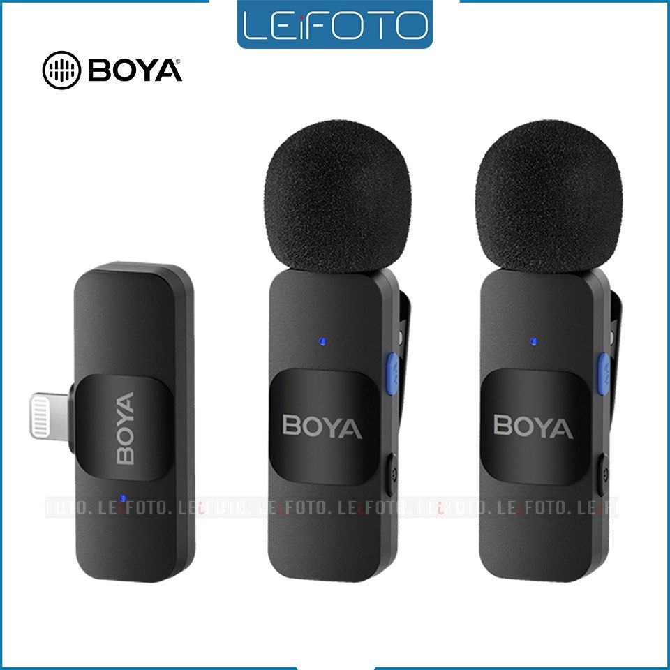 BOYA BY-V Series ANC Microphone Wireless Mini Lavalier Active Noise Reduction Phone Mic for Vlog Live,BY-V1,BY-V2,BY-V10,BY-V20 (Category: Microphones) located in Singapore. Submitted by leifoto (Listing ID 1314018846, Image 1). Description: ✅Brand New and Ready Stock ✅1*Year Warranty 🚫Price Fixed🚫 BY-V2(2*mic for lightning)=58$ BY-V20(2*mic for Type-C)=58$ BY-V1 -2.0(1*mic for lightning) =48$ BY-V2-2.0(2*mic for lightning)=62$ BY-V10-2.0(1*mic