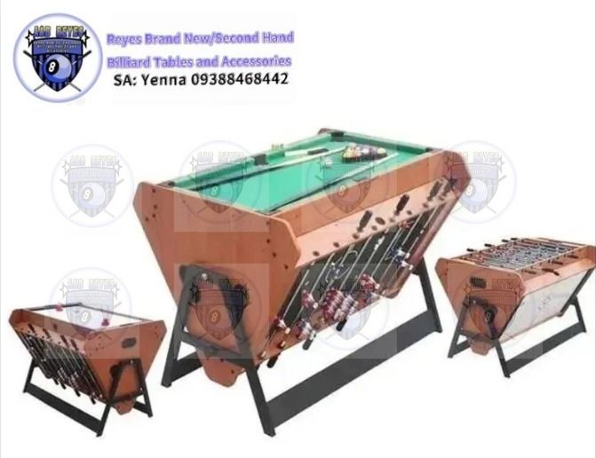 BRAND NEW 3in1 ROTATING TABLE (BILLIARD, SOCCER, AIR HOCKEY), Sports ...
