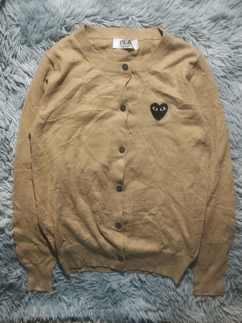 Cdg Cardigan Women Women s Fashion Tops Others Tops on Carousell