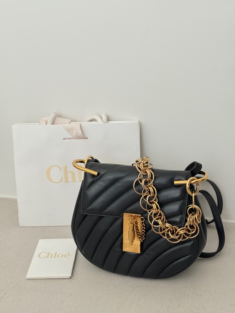 Chloe Drew Bijou Bag in Black Luxury Bags Wallets on Carousell