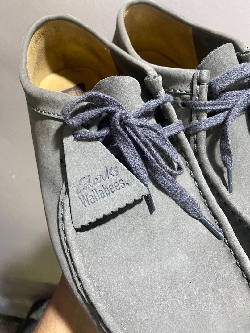 Clarks Wallabees Grey Nubuck