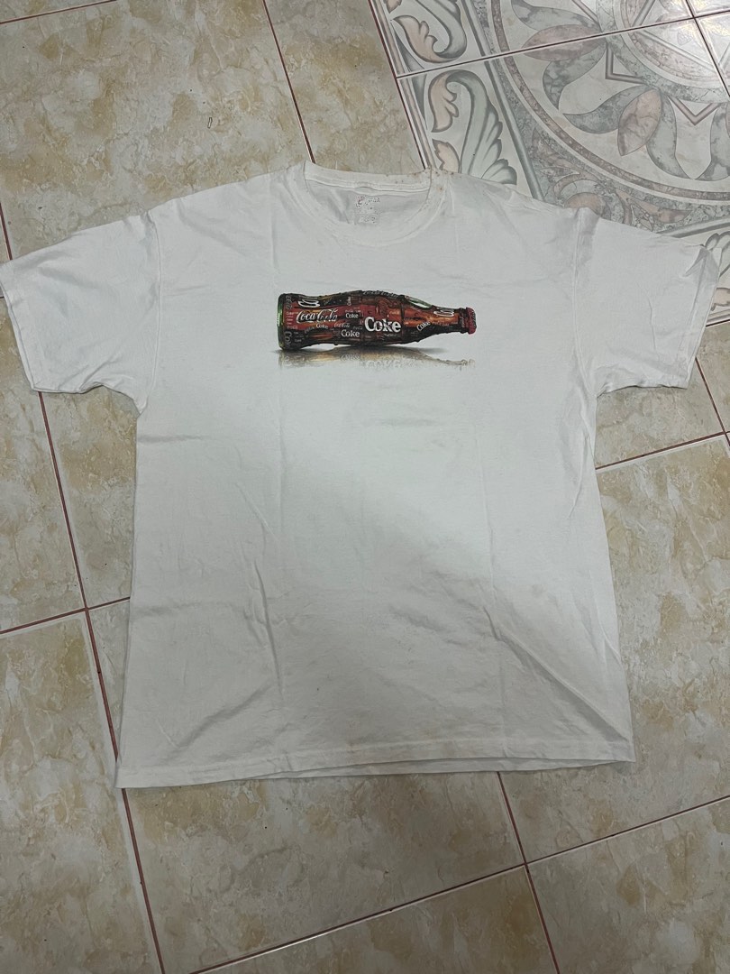 T-shirt Homme Coca-Cola Rétro 'Pause And Refresh' - Produit Officiel, Coupe Classique, Coton