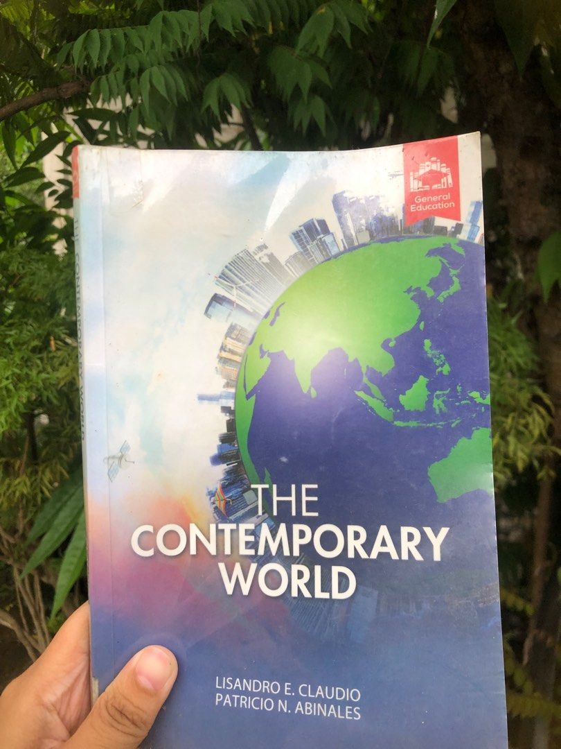 Contemporary World (General Education) (Category: Textbooks) located in Dagupan City. Submitted by declutterfairie (Listing ID 1314094017, Image 1). Description: -C&E Publishing House -pencil markings -few highlights -with book cover -may name ng may-ari -Price is negotiable -This is another stock .