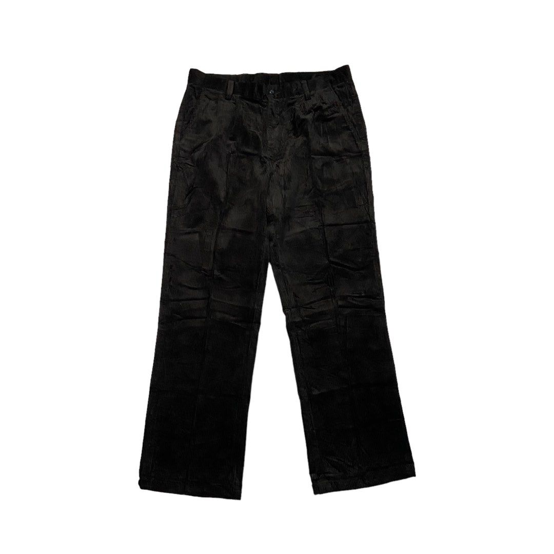 Corduroy Pants Pria Regular Fit Dark Brown Size 33