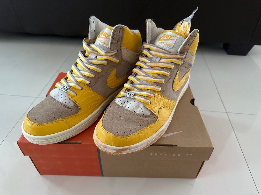 Court Force Hi Stussy US10 Luxury Sneakers Footwear on Carousell