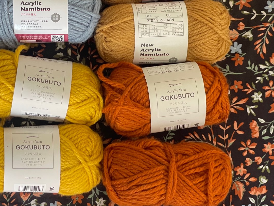 Crochet acrylic yarn Hobbies Toys Stationary Craft Handmade