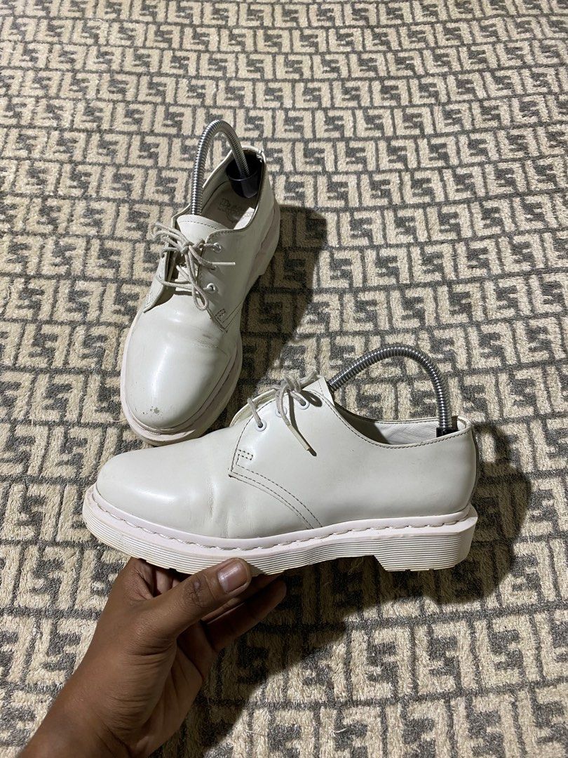 Dr martens 1461 mono white hot sale