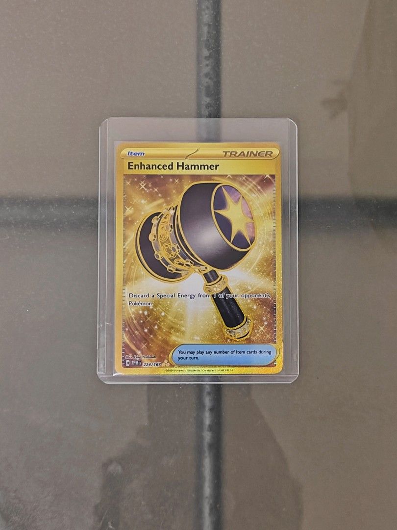 Enhanced Hammer - 224/167 - Gold Secret Rare SR, Twilight Masquerade, Hobbies & Toys, Toys & Games on Carousell Enhanced Hammer - 224/167 - Gold Secret Rare SR, Twilight Masquerade, Hobbies & Toys, Toys & Games on Carousell