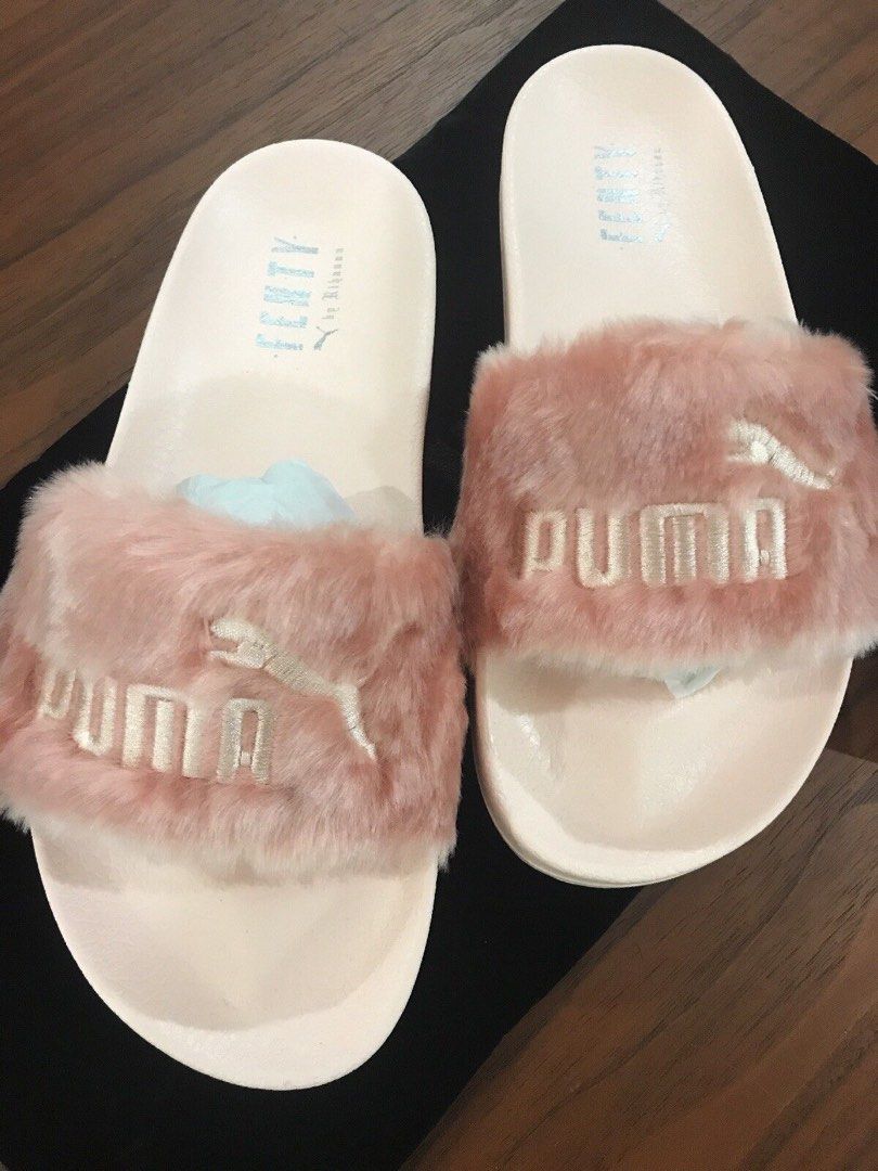 Fenty by Rihanna x Puma Leadcat Fur Sliders Slip Ons