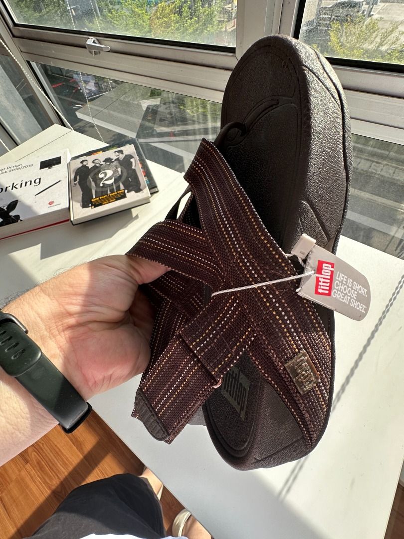 fitflop sandal uk10 us11 Men s Fashion Footwear Flipflops and Slides on Carousell
