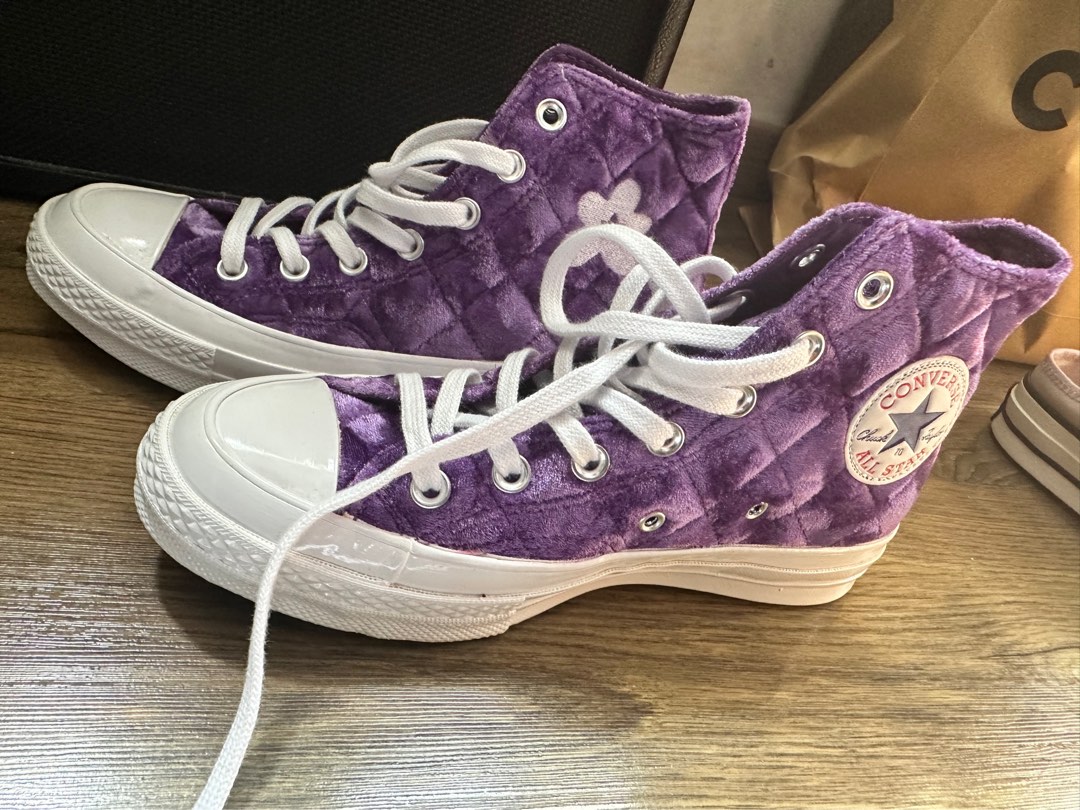 Golf Le Fleur x Converse Chuck 70 Hi Quilted Velvet Tillandsia Purple 165600C