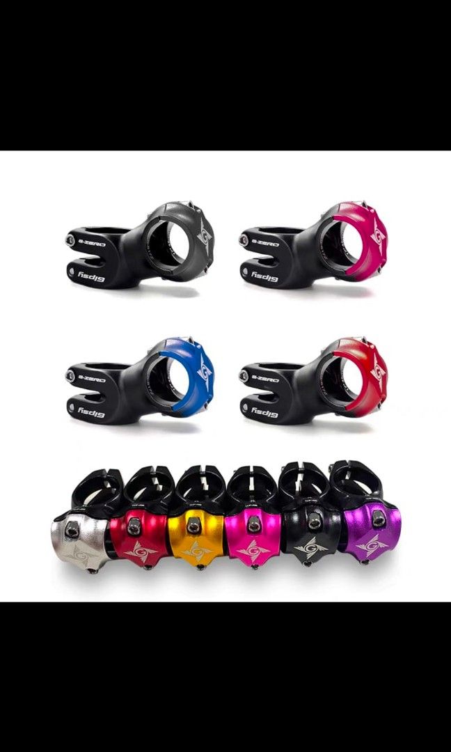G-ZERO STEM (Category: Parts & Accessories) located in Singapore. Submitted by pushbikesg (Listing ID 1314101509, Image 1). Description: Item：GS-86Z/GS-817Z Material：6061-T6 3D Forged Steeror Bore：⌀28.6mm Bar Bore：⌀25.4mm Length：35mm(6°）/45mm(17°） Lightweight Design Weight：70g（35mm) *PRE-ORDER*.