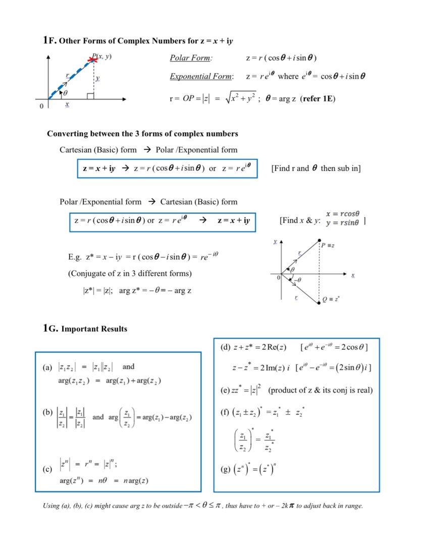 H2 math notes (Category: Assessment Books) located in Singapore. Submitted by coolsumikkos (Listing ID 1314000639, Image 3). Description: hi everyone, i finished a lvls in 2023 and was very satisfied with my own results! these notes were my LIFE SAVER since school notes are always very lengthy and sometimes, useless and irrelevant the notes i will be providing are: (by schools selected by me, not done by me) -integration formula list -complex num