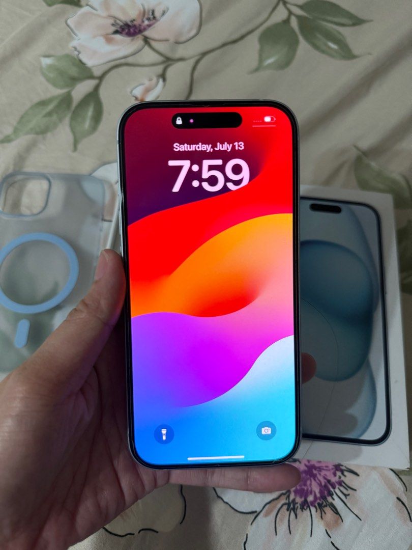 iphone 15 128gb dual sim good as new (Category: iPhone 15 Series) located in Cainta. Submitted by vine_gadget_shop (Listing ID 1314132181, Image 3). Description: iphone 15 128gb dual sim good as new complete package china variant warranty until march 2024 pick up store greenhills shopping center we accept trade in we accepy credit card and ggives installment we do cod and door to door we ship nationwide for fast transaction call 09277368323 look 