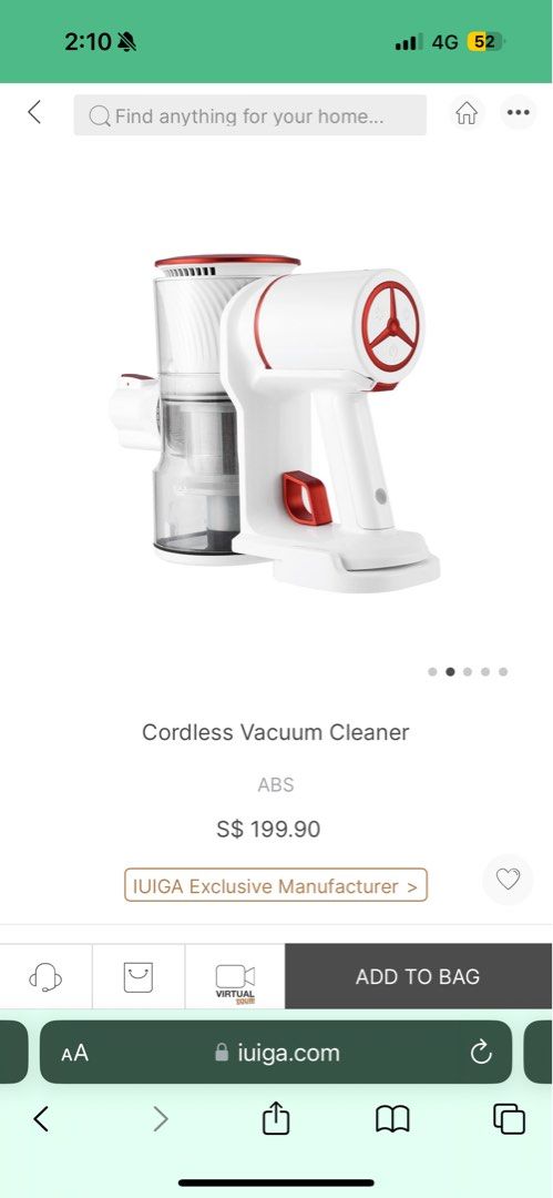 Iuiga cordless vacuum cleaner review clearance