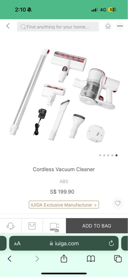 Iuiga cordless vacuum cleaner review on sale