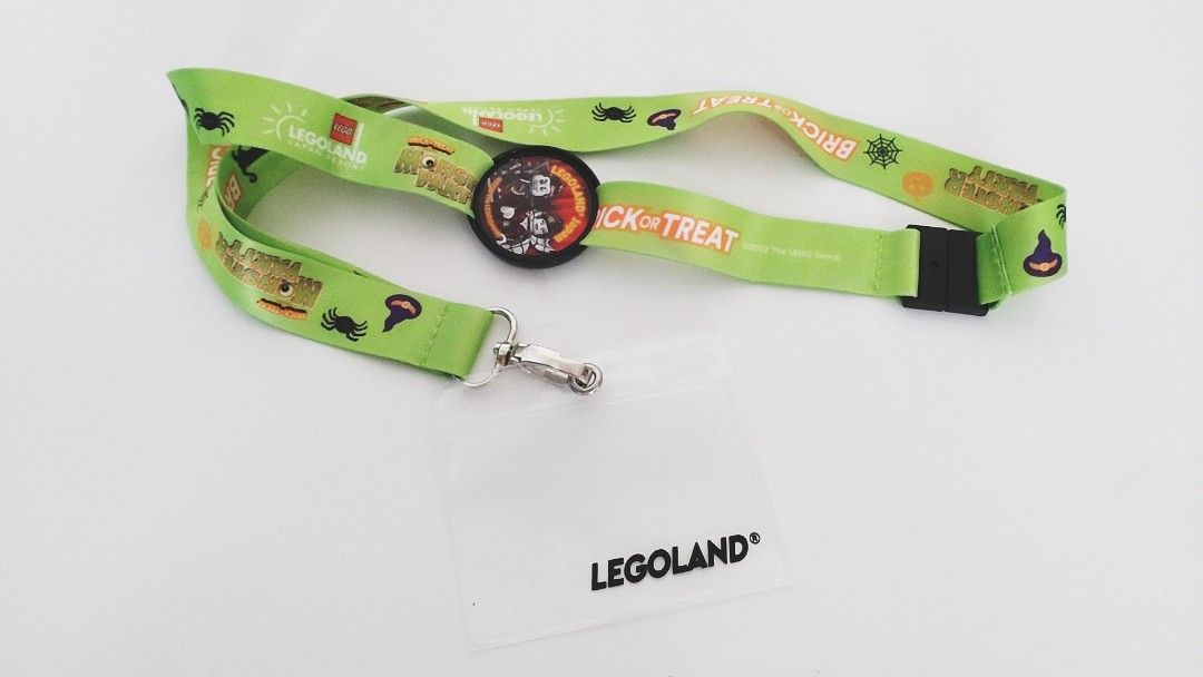 JULY24 LEGO LEGOLAND JAPAN RESORT BRICK OR TREAT MONSTER PARTY LANYARD official authentic Japan edition