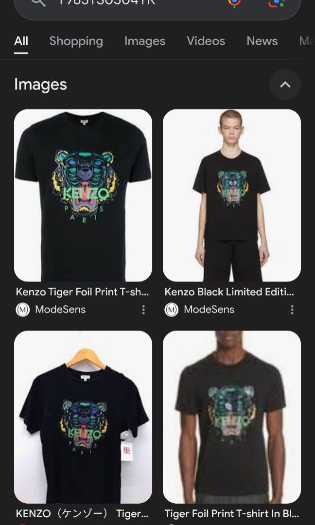 Kenzo Tiger Print (Category: Tshirts & Polo Shirts ) located in General Santos City (Dadiangas). Submitted by Serde (Listing ID 1314064714, Image 2). Description: Kenzo Shirt Size Large Excellent CR: 9.7/10.