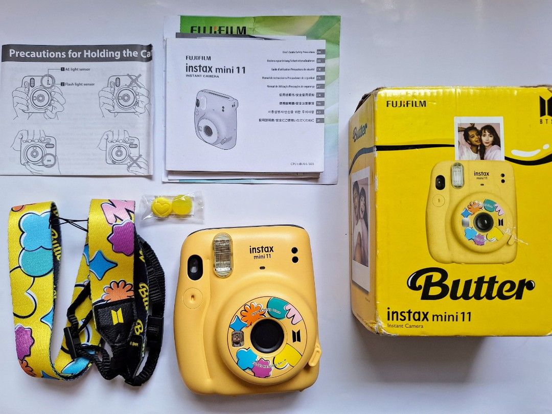 Fujifilm instax mini 11 イエロー Fujifilm Instax Mini 11 BTS Butter Version Instant Camera