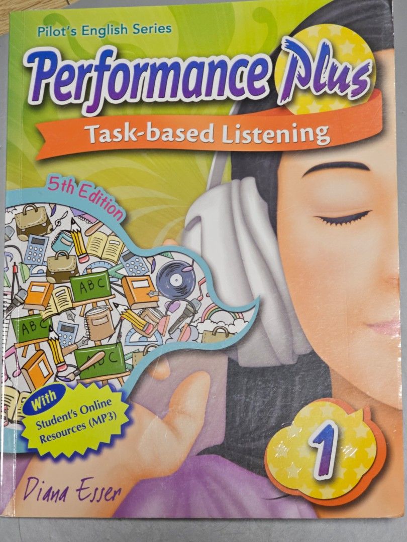 中學英文書listening Pilot Performance Plus 1, 興趣及遊戲, 書本& 文具, 教科書- Carousell