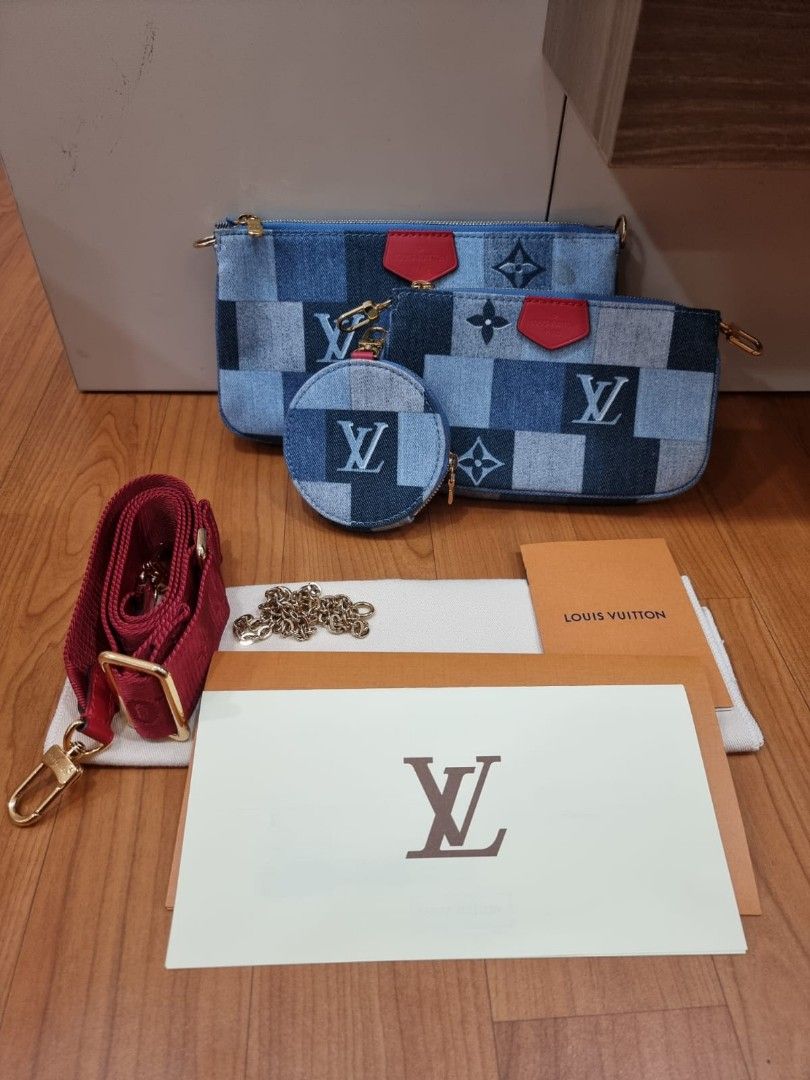 Tas Multi Pochette Denim Multi Pochette Accessoires Monogram