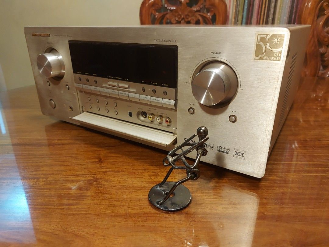 Marantz SR-8200 THX 50th anniv edition Flagship AVR (Category: Soundbars, Speakers & Amplifiers) located in Manila. Submitted by motable.paul (Listing ID 1314151855, Image 2). Description: 👉great working condition THX CERT 👉impressive sounding in music 👉with LCD remote control touch pad 👉made in Japan 👉220 volt selector 60hz 😍oversize and heavy This is 50th anniversarry edition..perfect for audiophile music listening.