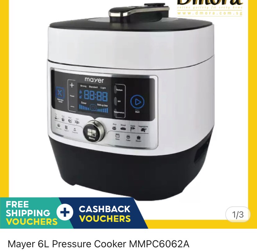 Mayer 6l pressure cooker review hotsell