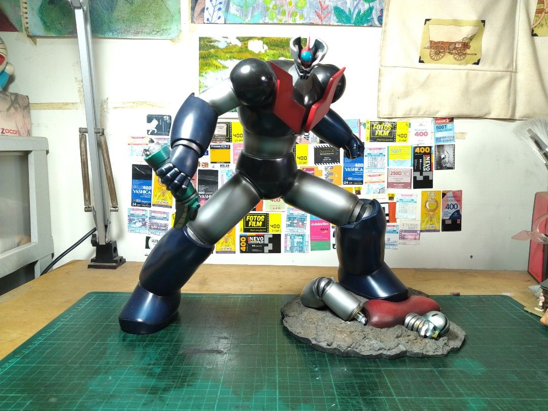 絕版Medicos無敵鐵金剛Mazinger Z原色版GK模型（非正版）雙頭龍