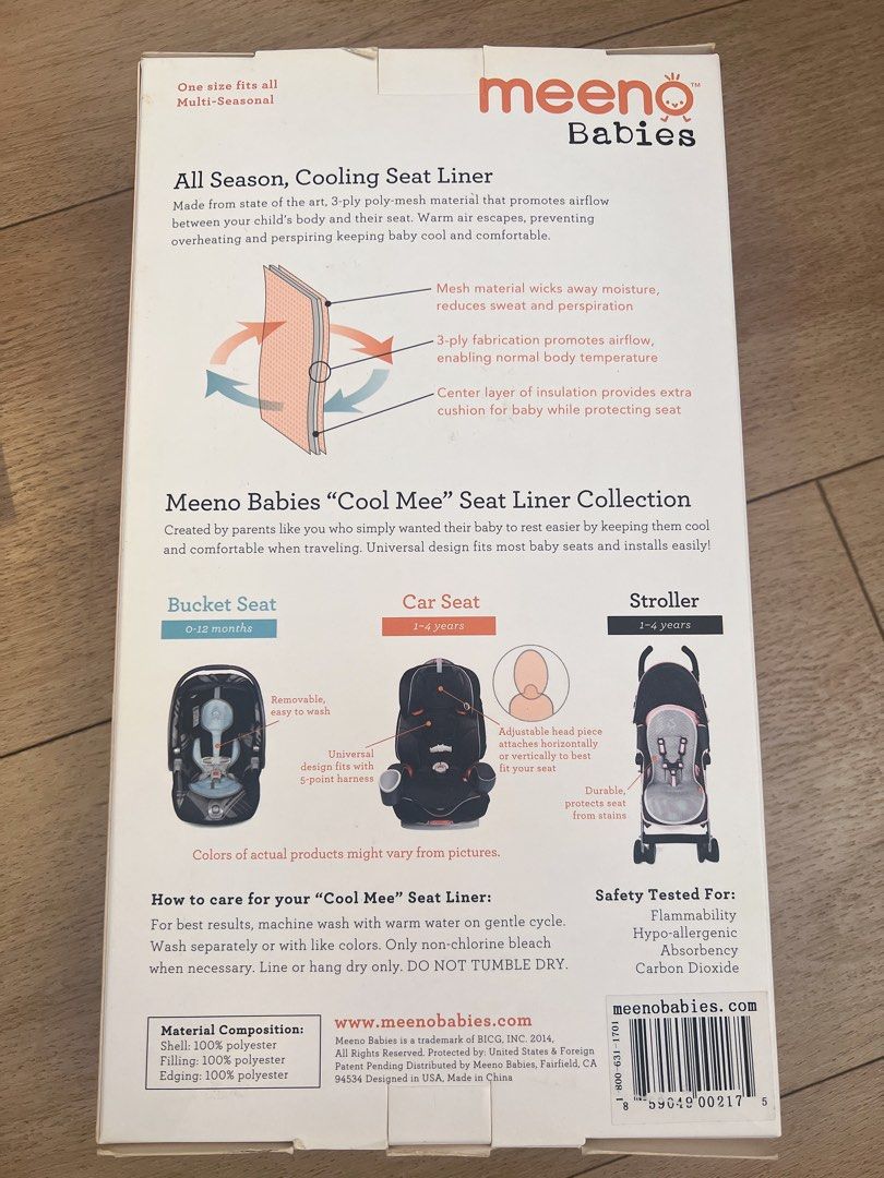 Meeno car seat liner online