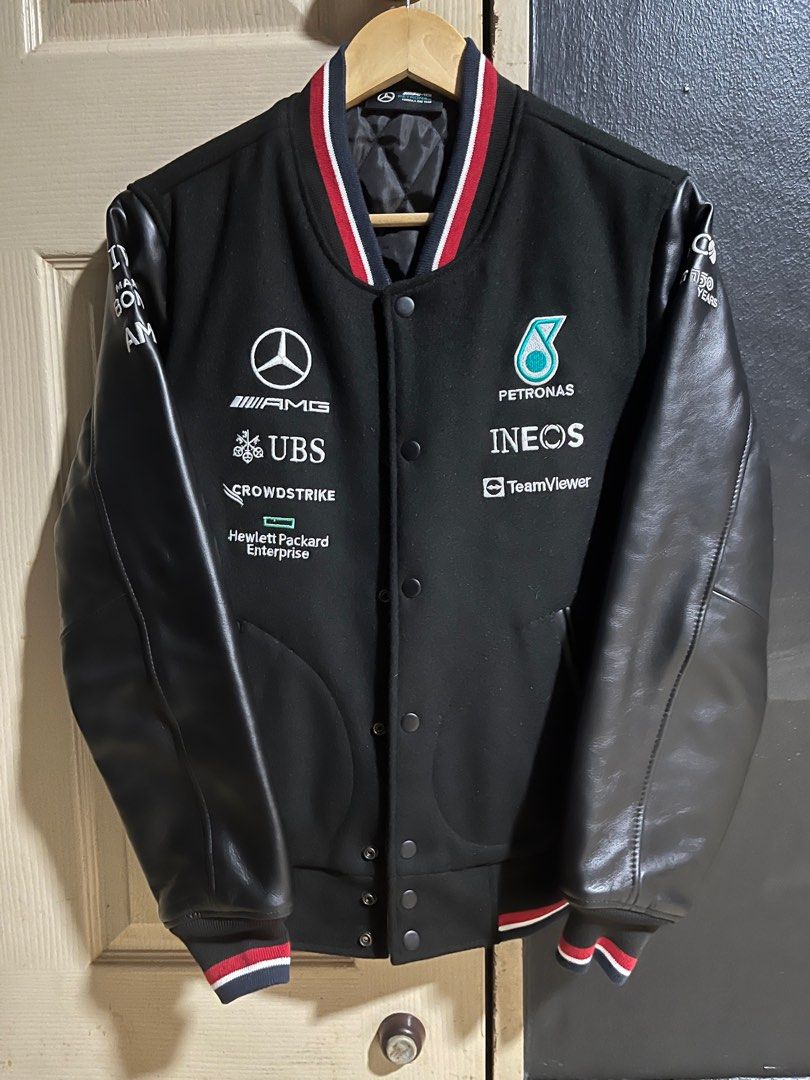 Mercedes AMG F1 2023 Varsity Jacket, Men's Fashion, Coats Mercedes AMG F1 2023 Varsity Jacket, Men's Fashion, Coats