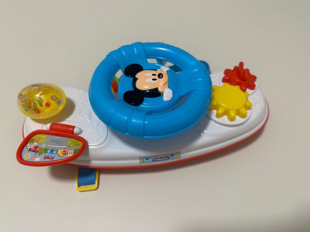 Mickey Mouse Steering Wheel stroller toy), Babies Kids, Infant