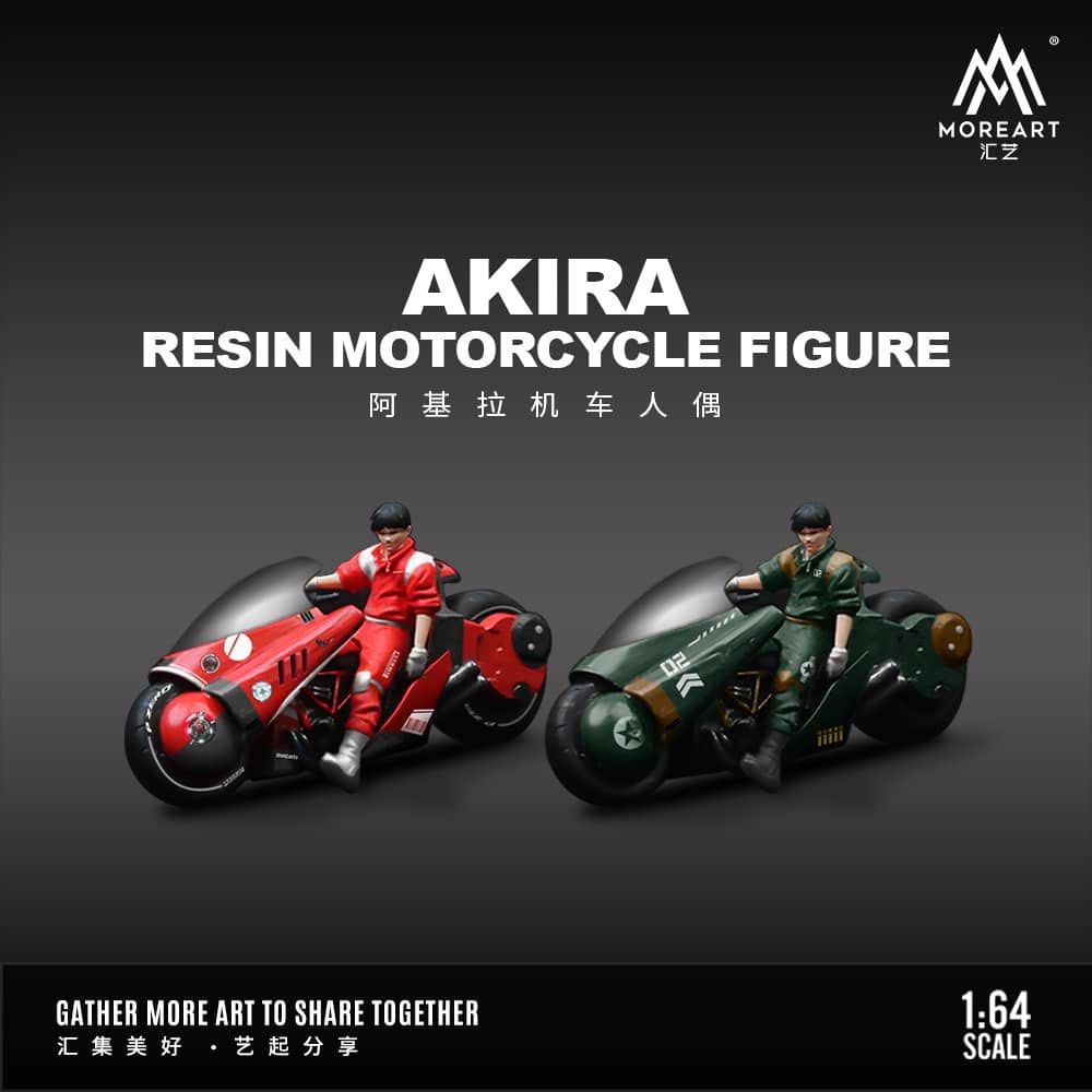 Moreart 1:64 Resin Model Car Akira Ducati Version with Figure More Art  匯藝阿基拉電單車連人偶, 興趣及遊戲, 玩具& 遊戲類- Carousell