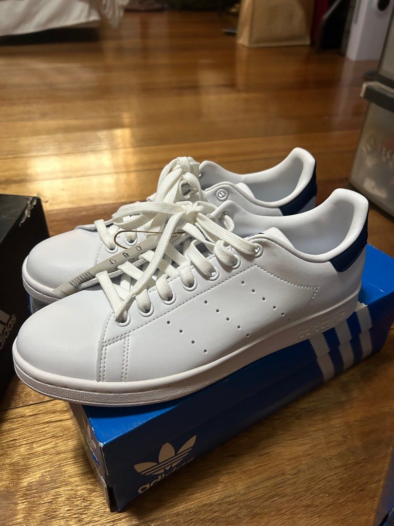Adidas Stan Smith navy blue Men s Fashion Footwear Sneakers on Carousell
