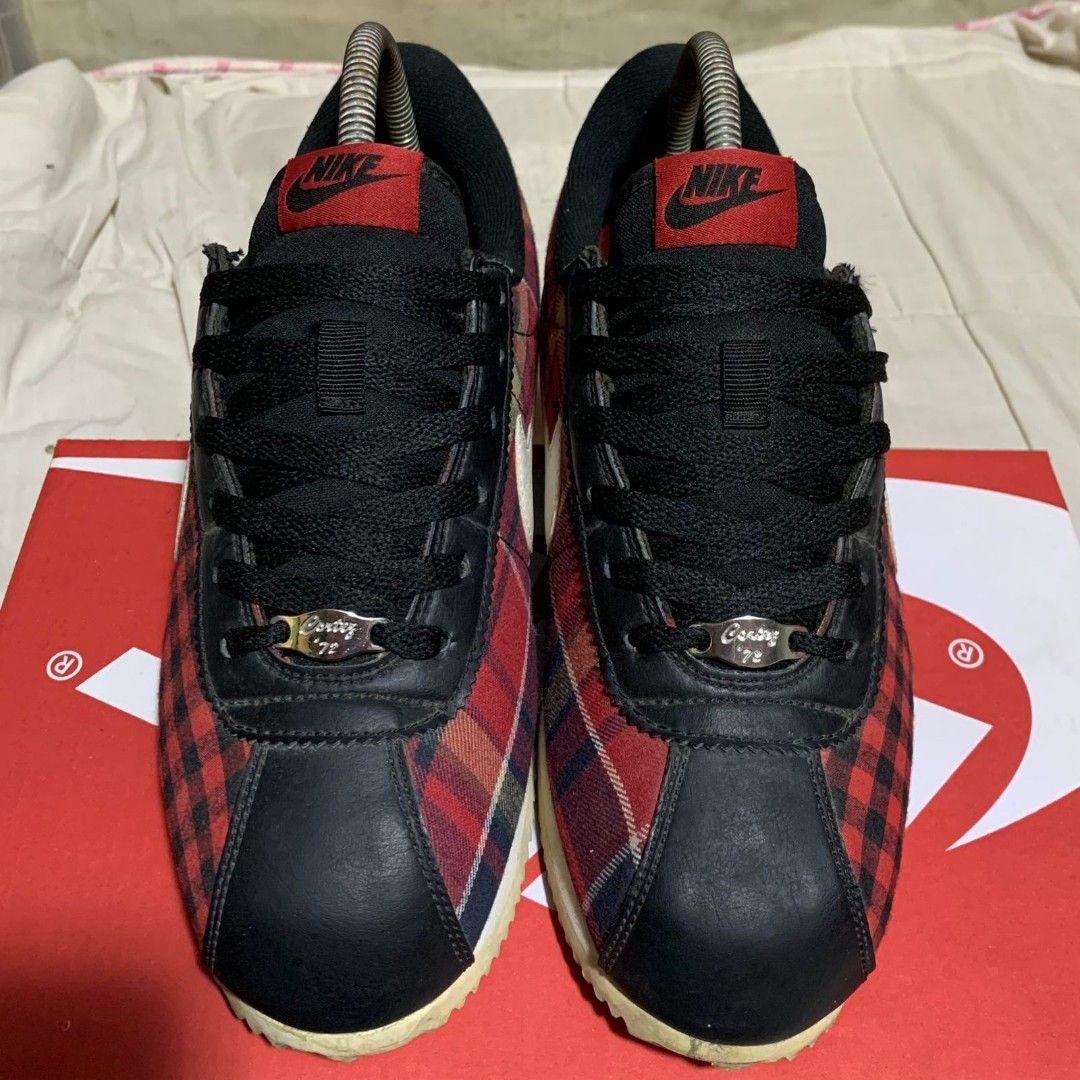plaid nike cortez