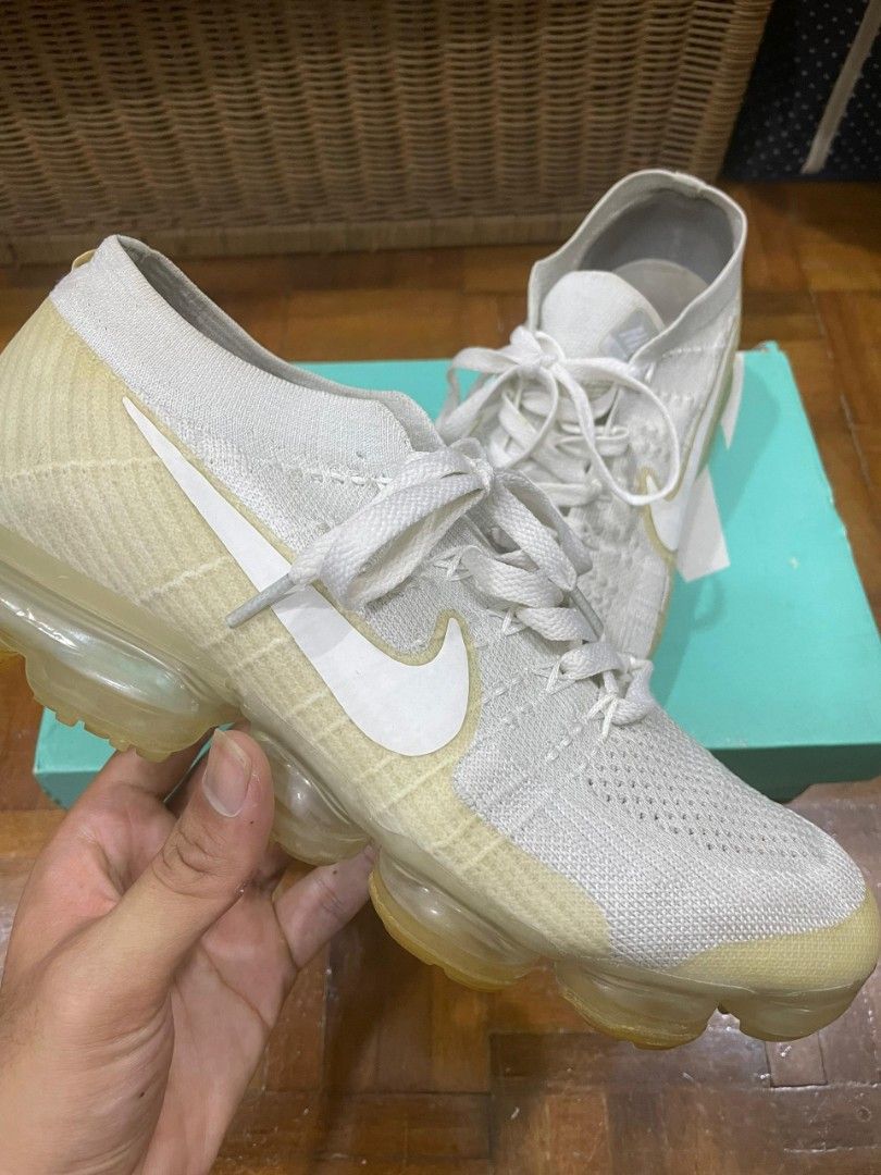 Nike Vapormax Triple White Men s Fashion Footwear Sneakers on Carousell