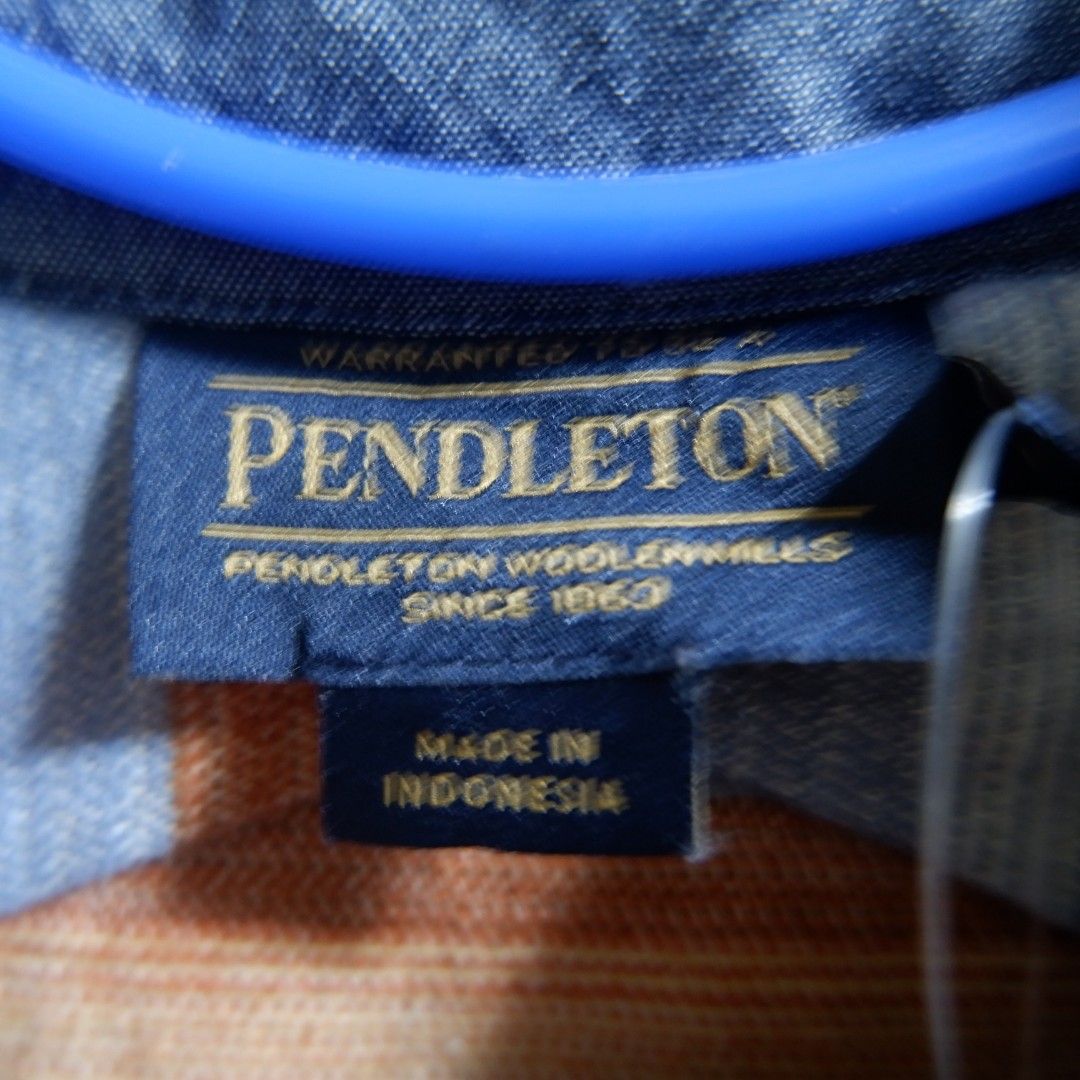 Pendleton Doublesoft Blue Stripped Driftwood Shirt (Category: Coats, Jackets and Outerwear) located in Quezon City. Submitted by bequest_gallery (Listing ID 1314100060, Image 3). Description: Pendleton Blue Stripped Driftwood Shirt 📍Medium to Semi XL Frame 📍Perfect Condition, With tag and its original price 📍4000 SHIPPED, negotiable 📍Location: Quezon City 📍Delivery: Within Metro Manila: Lalamove, JNT, and LBC. Outside regions: JNT, and LBC �