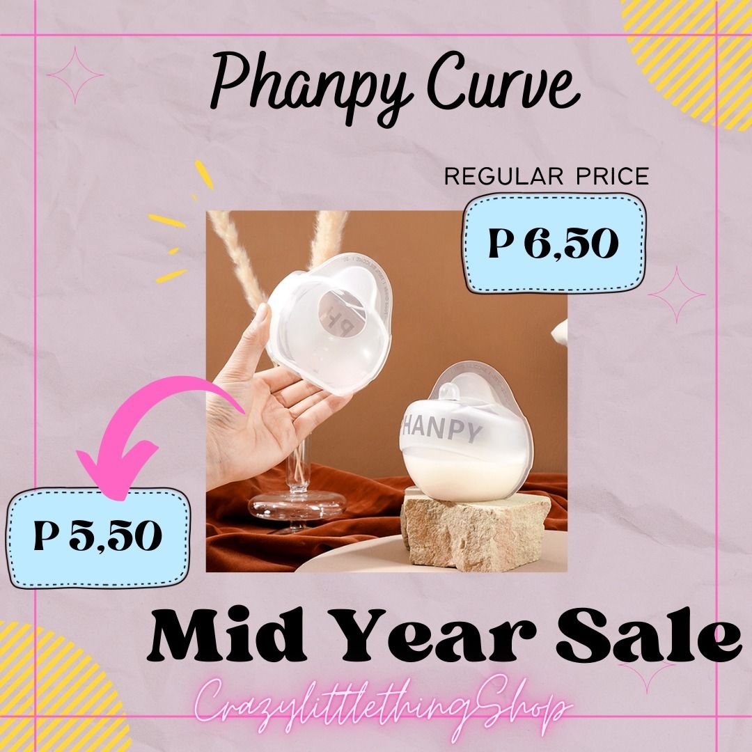 Phanpy curve silicone milk catcher (Category: Breastfeeding & Bottle Feeding) located in Valenzuela. Submitted by crazylittlething_turtle (Listing ID 1314112413, Image 1). Description: Description Safe and Comfortable - BPA-free food-grade silicone is skin friendly. Phanpy breast milk collector fits most breast shapes, effectively prevent breast milk from being spilled on clothes during lactation, and avoid pain caused by friction between nipples