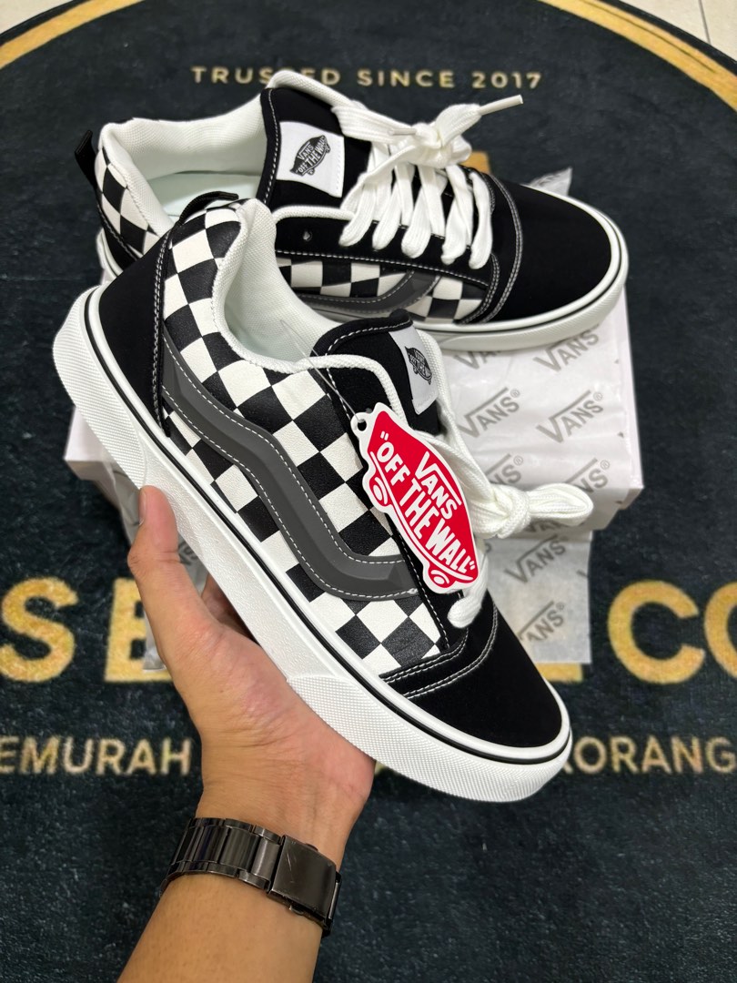 Restock Vans Knu Skool Checkerboard Size 40 39 41 40 42 41 43 42 44 43 RM100.00 Sahaja Nak order pm