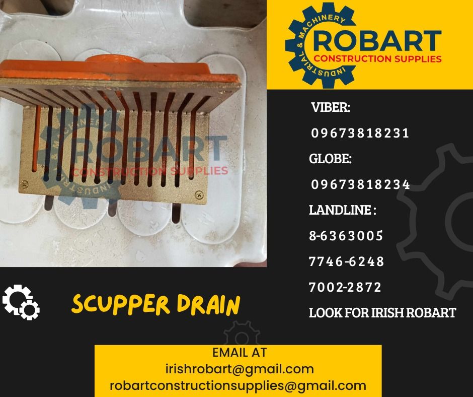 scupper drain, Commercial & Industrial, Construction Tools & Equipment ...