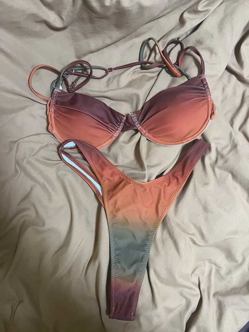 SHEIN SWIMSUIT (Category: Bikinis & Swimsuits) located in Santo Tomas. Submitted by shellsea_declutterz (Listing ID 1314079147, Image 2). Description: used once, good condi disinfected already w/ beach cover up size: small rfs: declutter .