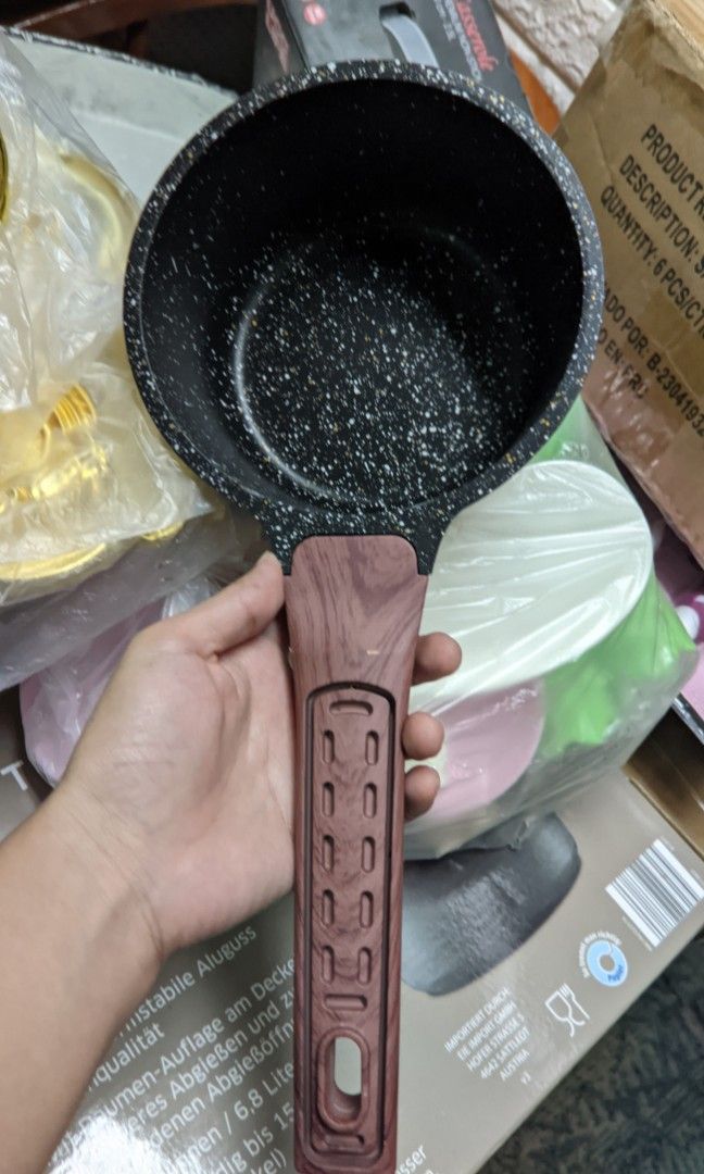 Small Pan Pot for your Induction! (Category: Cookware & Accessories) located in Caloocan City. Submitted by flooferzshop__ (Listing ID 1314024765, Image 1). Description: For induction cooker and gas stove✅ cheaper than mall price💯 very aesthetic appearance💯 these come with cover brand: ucc life which cost 1k+ outside.