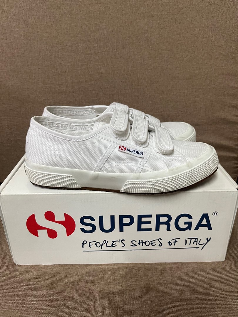 Superga Velcro, Women's Fashion, Footwear, Sneakers on Carousell