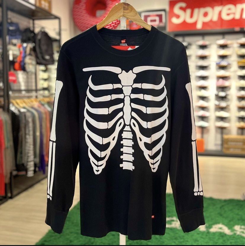 Tee Shirt Supreme Skeleton Tee Size Xl Supreme Skull Tee 'Black'